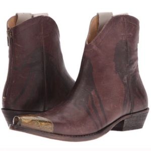 NIB Free People Lost Trail Ankle Boots chocolate 7